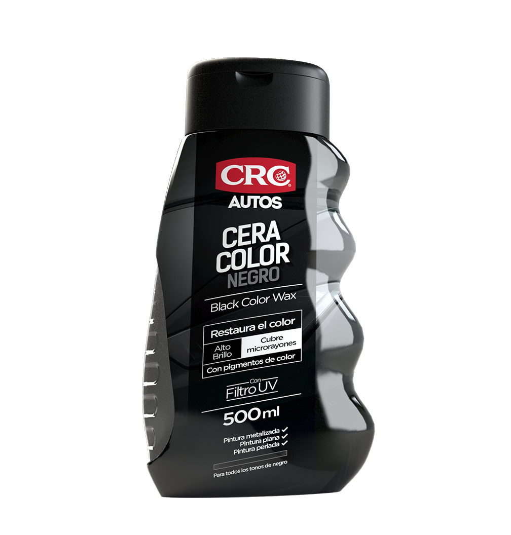 CRC AUTOS Cera Color Negro